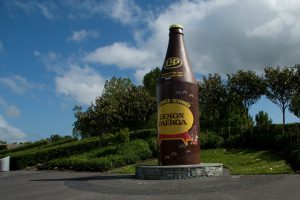 l&p bottle in paeroa