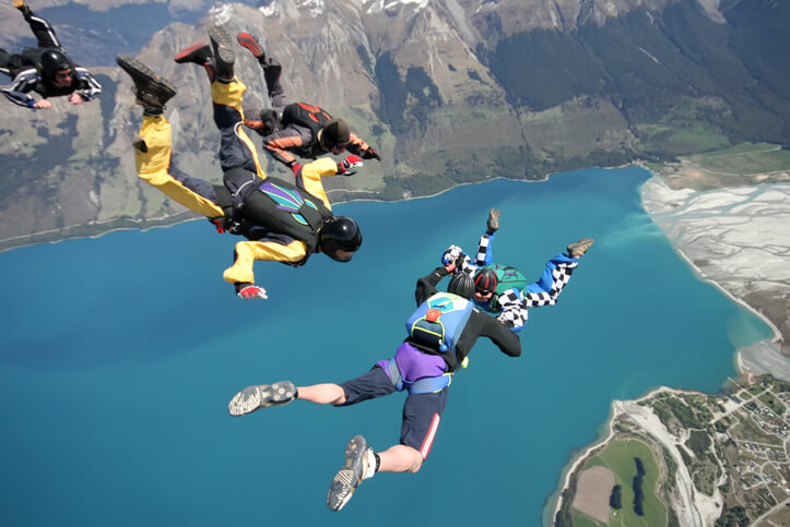 Skydiving in Queenstown